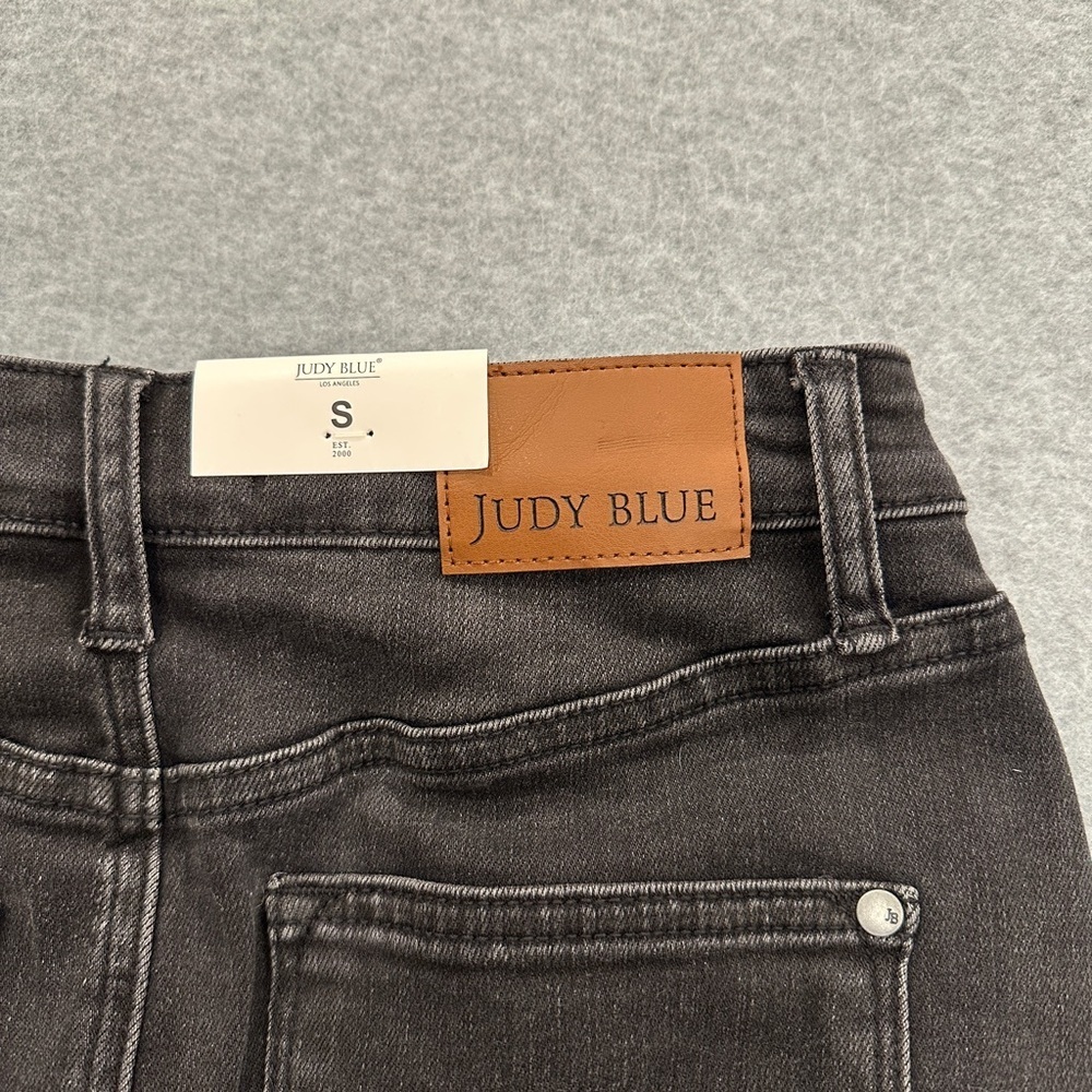 Judy Blue Black Denim Skirt - Picture 5 of 7